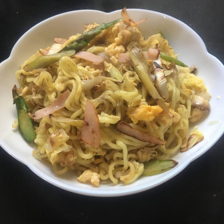 アスパラ ハム 白菜 にんにくの 卵塩焼きそば レシピ 作り方 By Naben 楽天レシピ アスパラ ハム 白菜 にんにくの 卵塩焼きそば レシピ 作り方 By Naben 楽天レシピ
